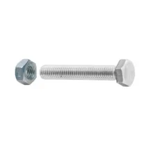 SC VITI A METALLO TESTA ESAG 12X 30 ZINC C/DADO 10PZ