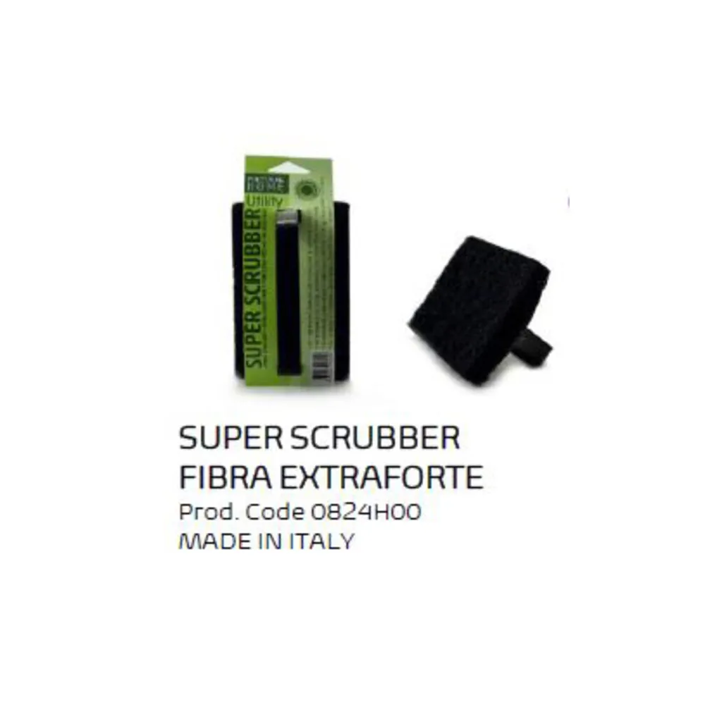 SPAZZOLA ABRASIVA SUPER SCRUBBER FIBRA EXTRAFORTE (12 SPAZZOLA ABRASIVA SUPER SCRUBBER FIBRA EXTRAFORTE (12