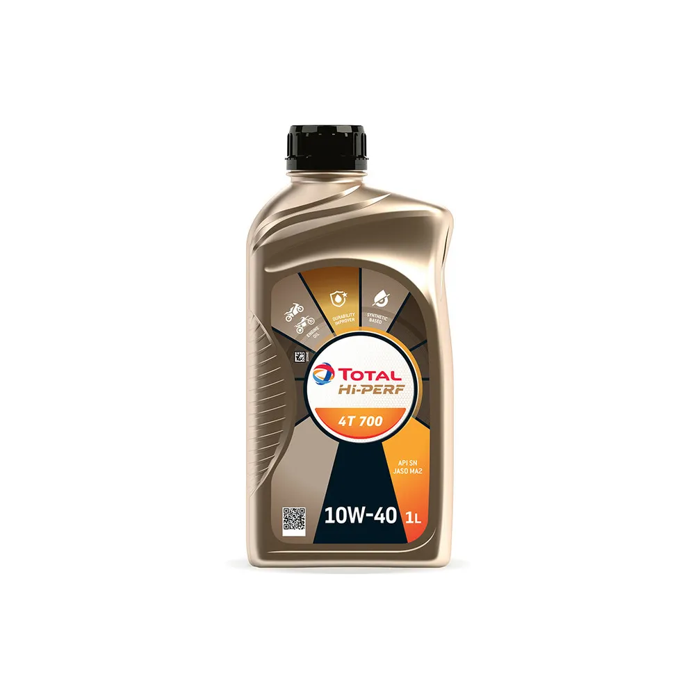 OLIO LUBRIFICANTE TOTAL HI-PERF 4T 700 10W40 1 L (12 OLIO LUBRIFICANTE TOTAL HI-PERF 4T 700 10W40 1 L (12