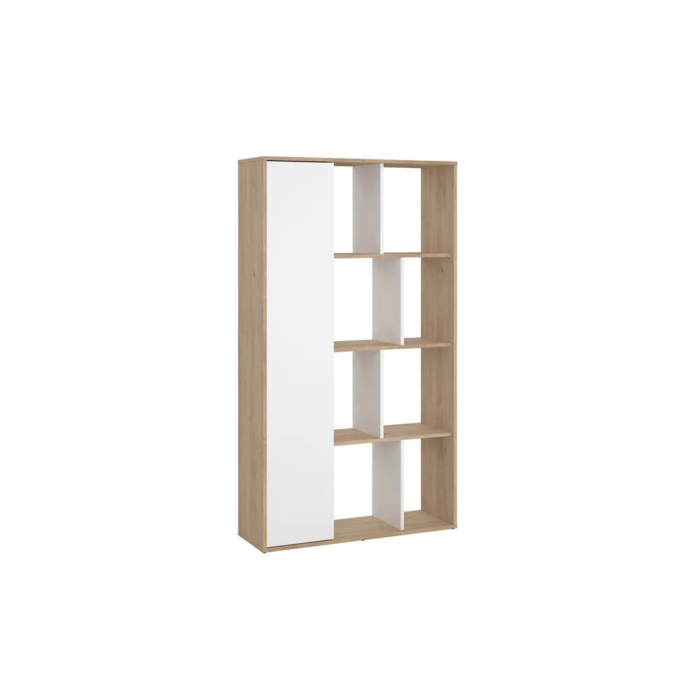 KIT LIBRERIA MAZE 89X30X157 QUERCIA/BIANCO L. KIT LIBRERIA MAZE 89X30X157 QUERCIA/BIANCO L.