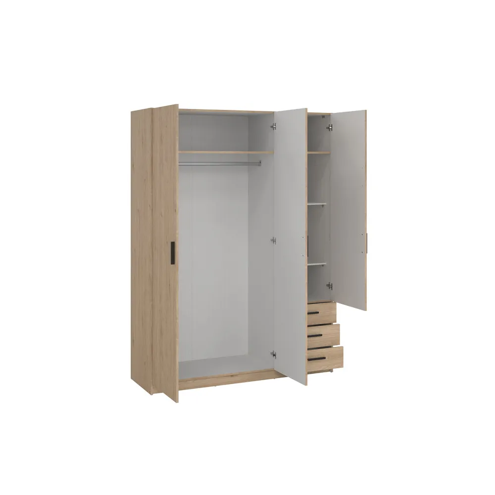 KIT ARMADIO SPRINT 3A+3C 147X50X200 QUERCIA KIT ARMADIO SPRINT 3A+3C 147X50X200 QUERCIA