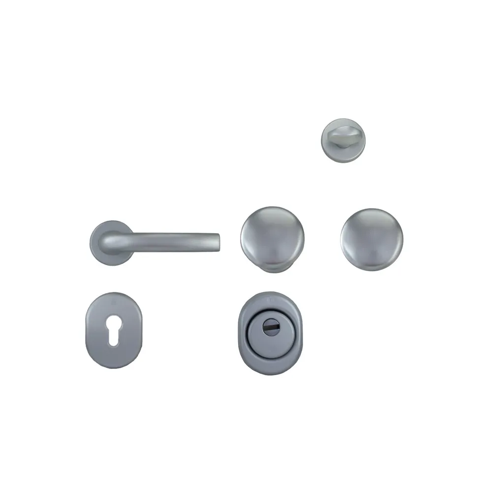C KIT ACCESSORI INOX P/PORTA BLINDATA CILINDRO EUROPEO C KIT ACCESSORI INOX P/PORTA BLINDATA CILINDRO EUROPEO