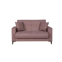 DIVANO 2 POSTI C/CASSETTONE BRAVO BACOS VIOLA
