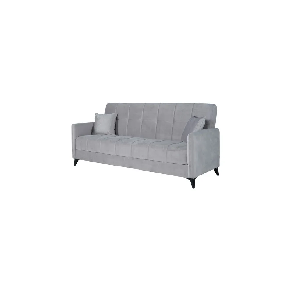DIVANO PRONTO LETTO SANTI 3P BACOS GRIGIO DIVANO PRONTO LETTO SANTI 3P BACOS GRIGIO