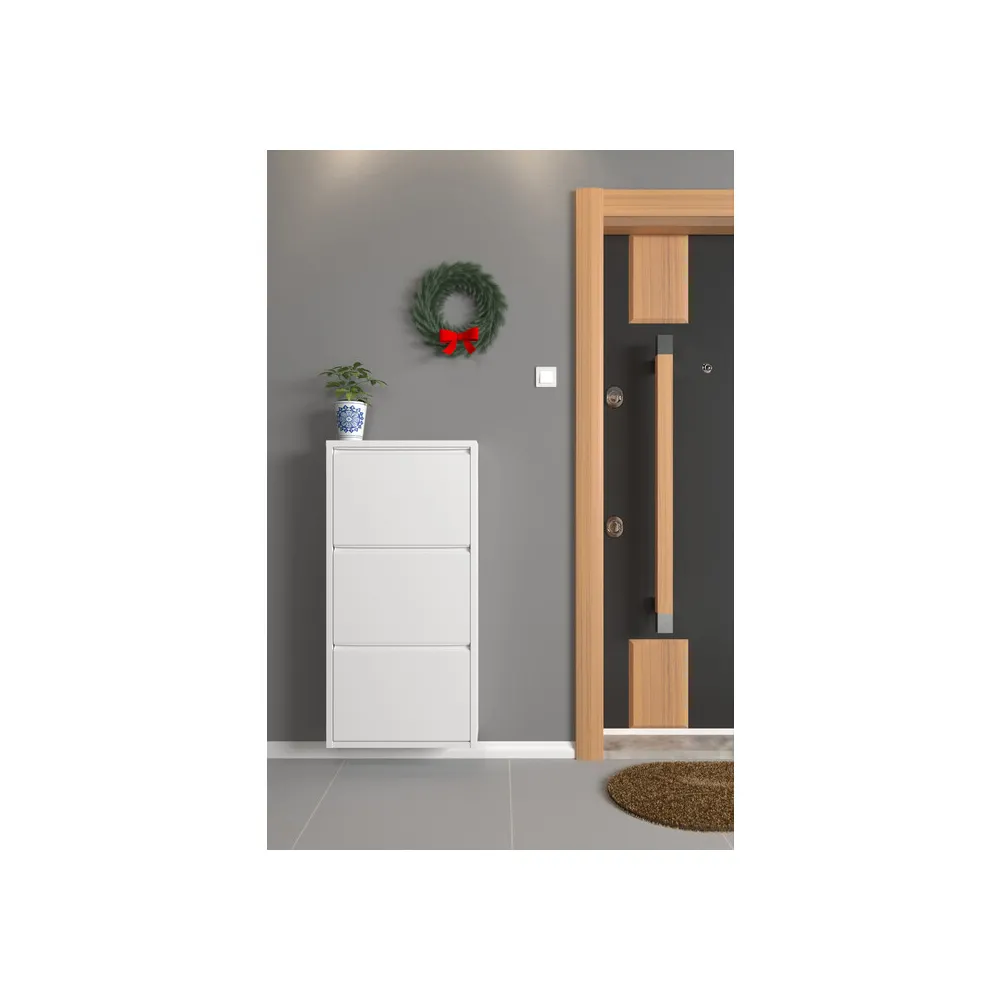 SCARPIERA 3A METALLO CM 50X15X104 BIANCO SCARPIERA 3A METALLO CM 50X15X104 BIANCO