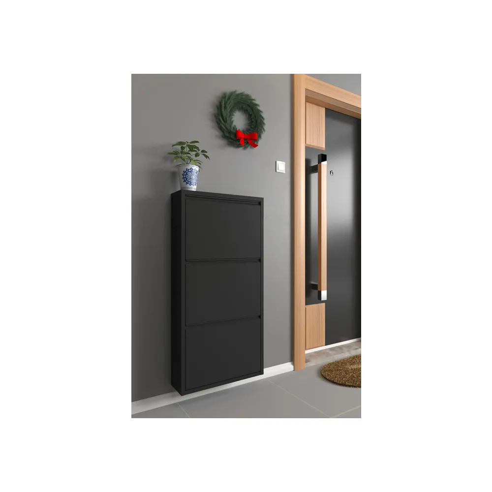 SCARPIERA 3A METALLO CM 50X15X104 NERO