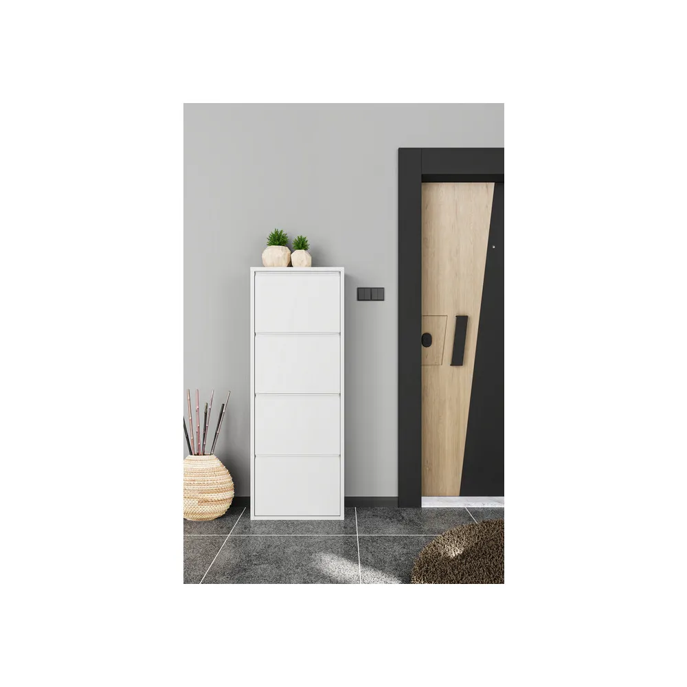 SCARPIERA 4A METALLO CM 50X15X138 BIANCO SCARPIERA 4A METALLO CM 50X15X138 BIANCO