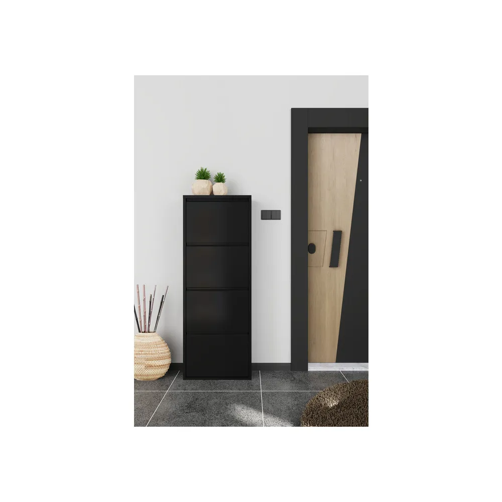 SCARPIERA 4A METALLO CM 50X15X138 NERO SCARPIERA 4A METALLO CM 50X15X138 NERO