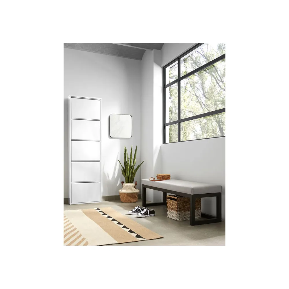 SCARPIERA 5A METALLO CM 50X15X172 BIANCO SCARPIERA 5A METALLO CM 50X15X172 BIANCO