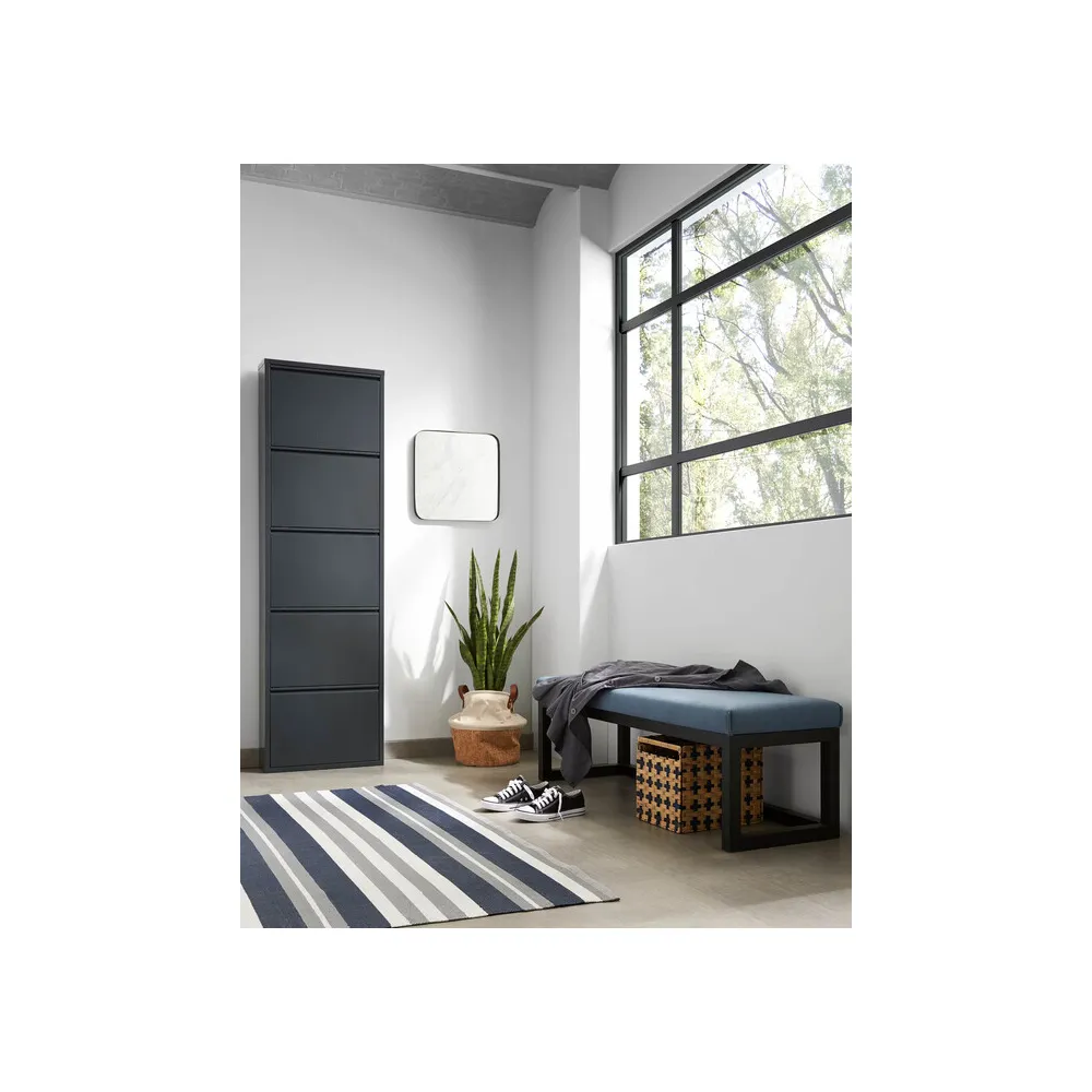 SCARPIERA 5A METALLO CM 50X15X172 NERO SCARPIERA 5A METALLO CM 50X15X172 NERO