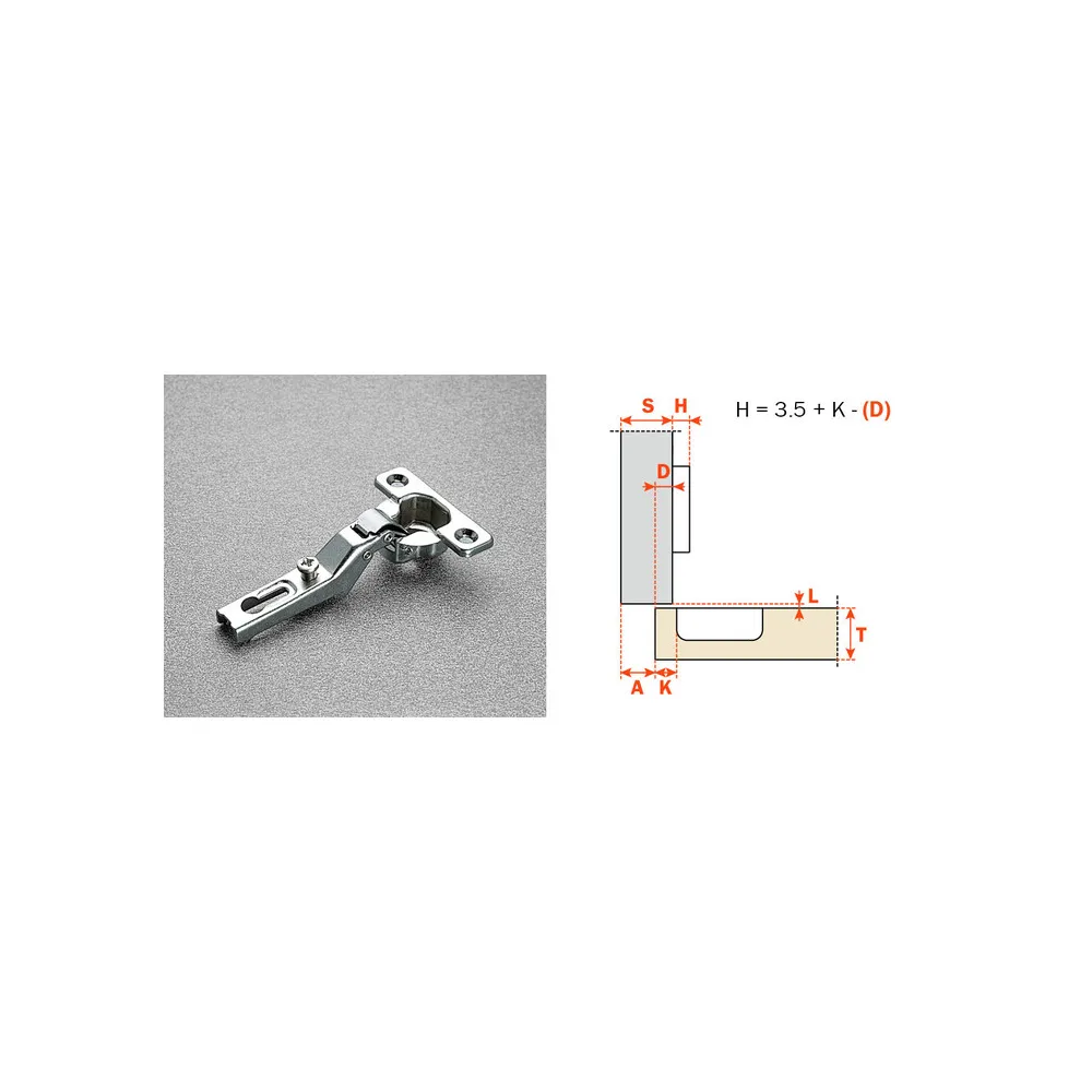 SALICE CERNIERA MINI C6A7L99 COLLO ALTO 18 94 GRADI (25 SALICE CERNIERA MINI C6A7L99 COLLO ALTO 18 94 GRADI (25