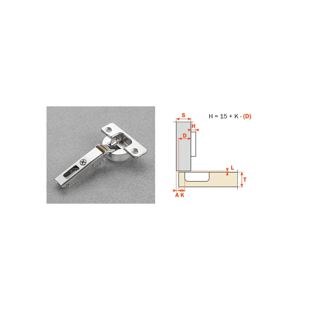 SALICE CERNIERA AMMORTIZ C7A6AE9 COLLO 0 110 GRADI (50