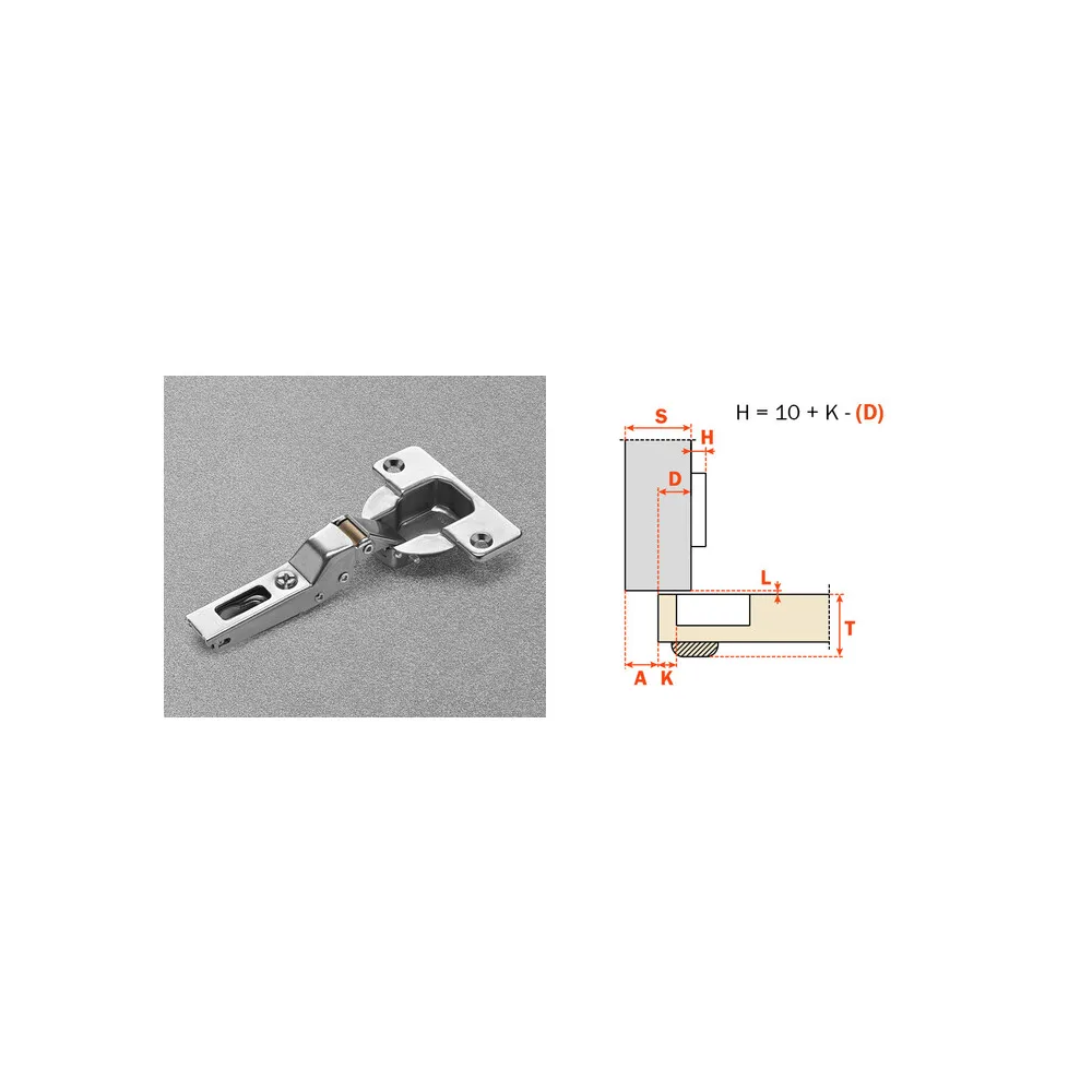 SALICE CERNIERA AUTOMATICA CNA7G99 COLLO 9 94 GRADI (25 SALICE CERNIERA AUTOMATICA CNA7G99 COLLO 9 94 GRADI (25