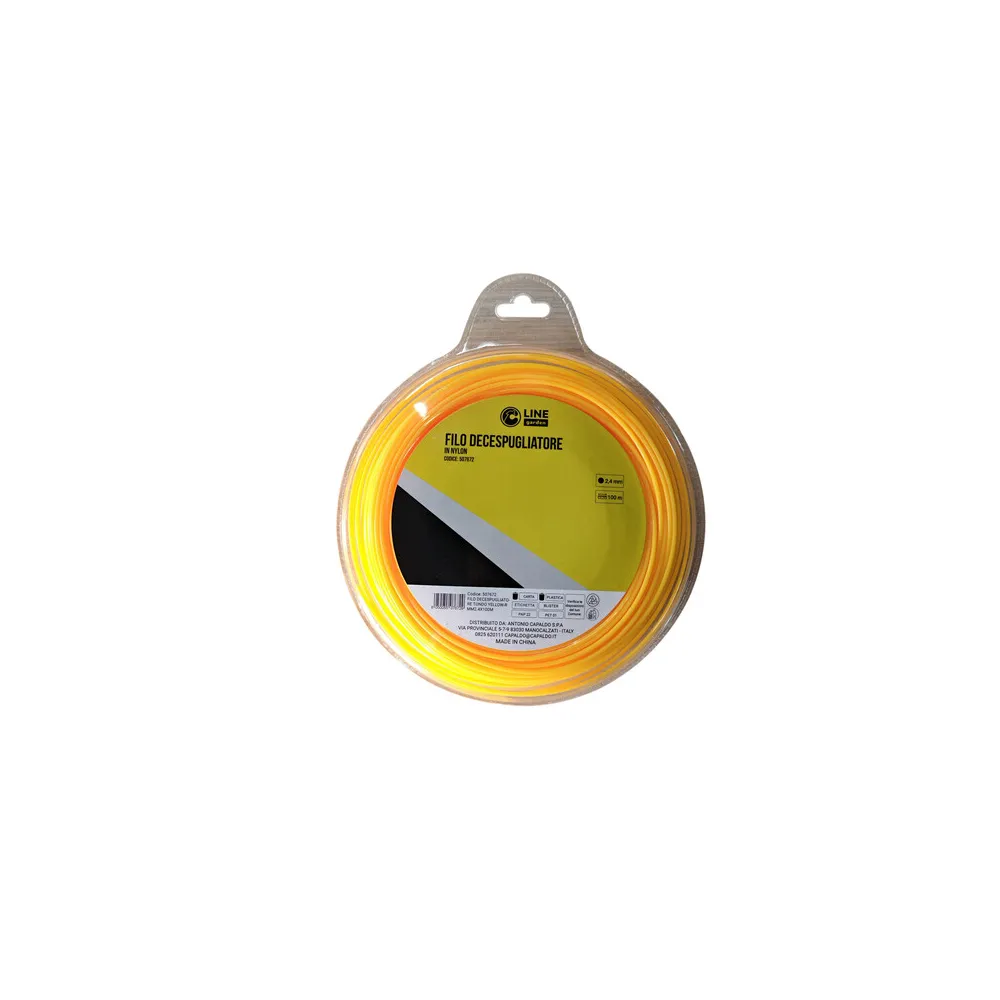 C FILO DECESPUGLIATORE TONDO YELLOW-R MM2.4X100MT