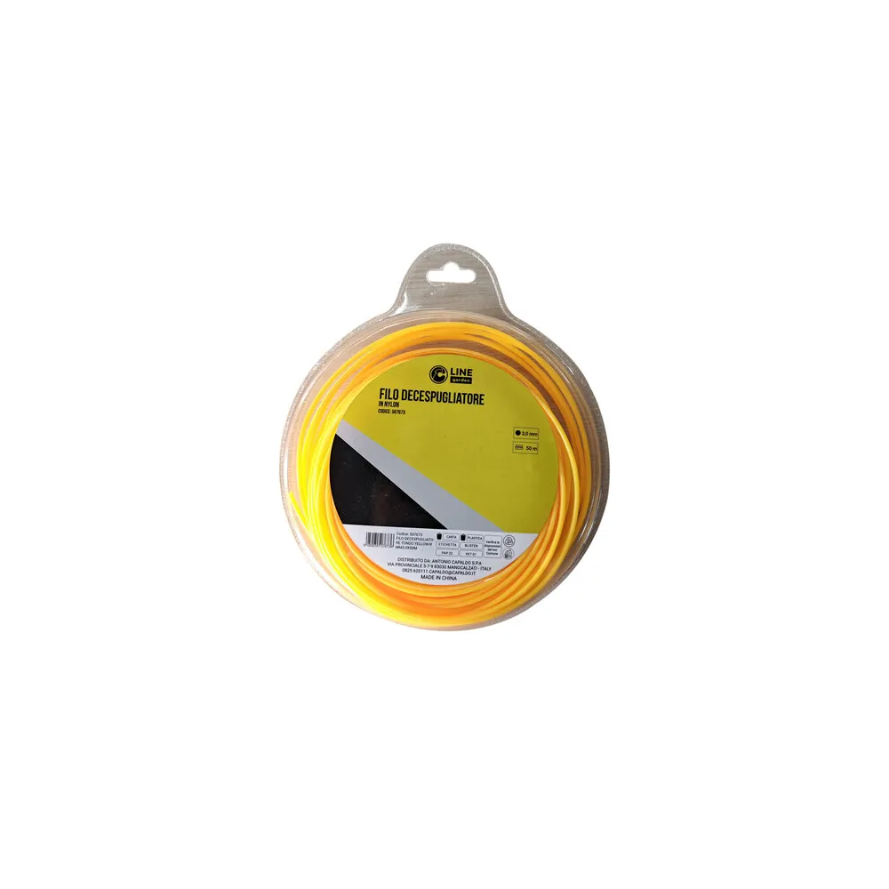 C FILO DECESPUGLIATORE TONDO YELLOW-R MM3.0X50MT C FILO DECESPUGLIATORE TONDO YELLOW-R MM3.0X50MT