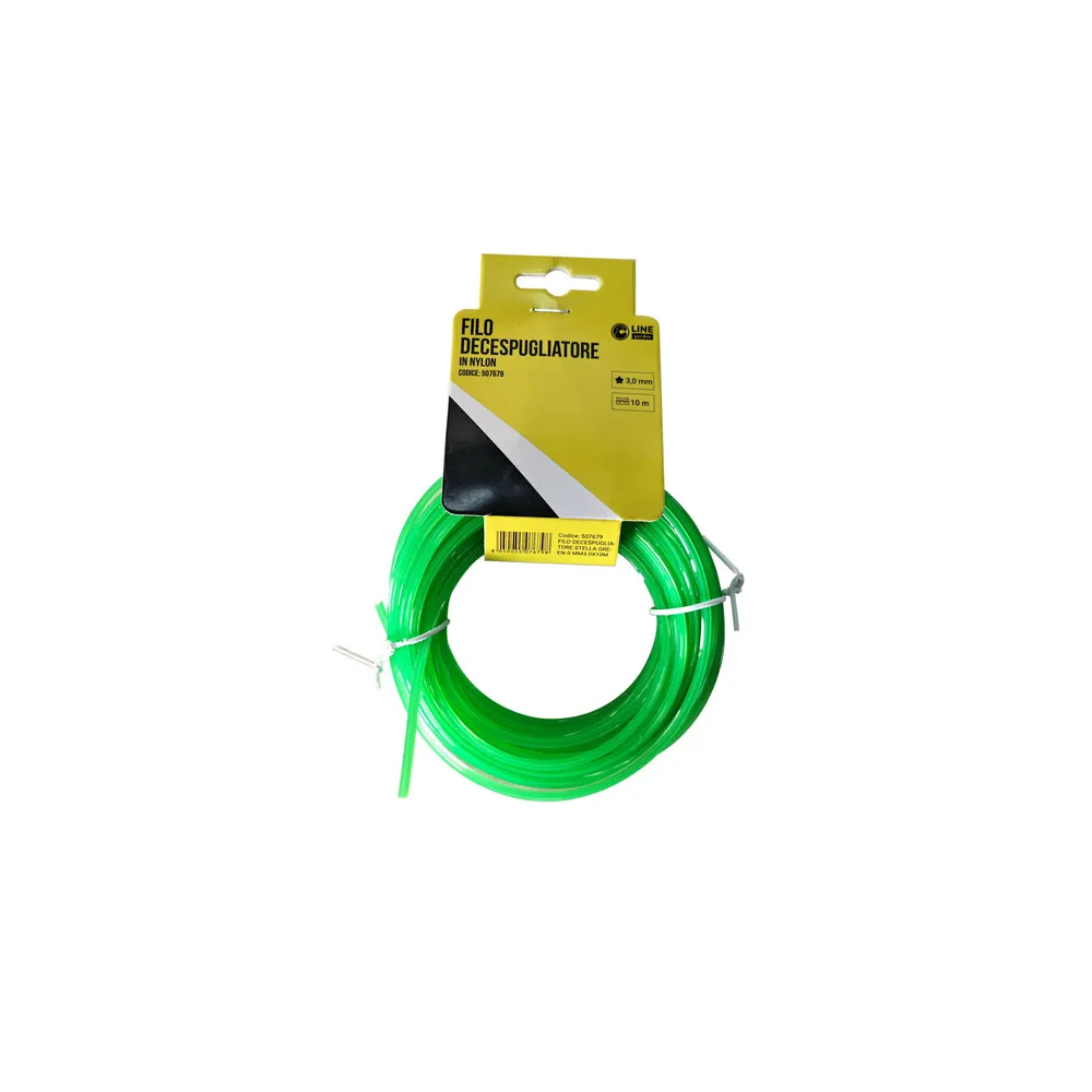 C FILO DECESPUGLIATORE STELLA GREEN-S MM3.0X10MT C FILO DECESPUGLIATORE STELLA GREEN-S MM3.0X10MT