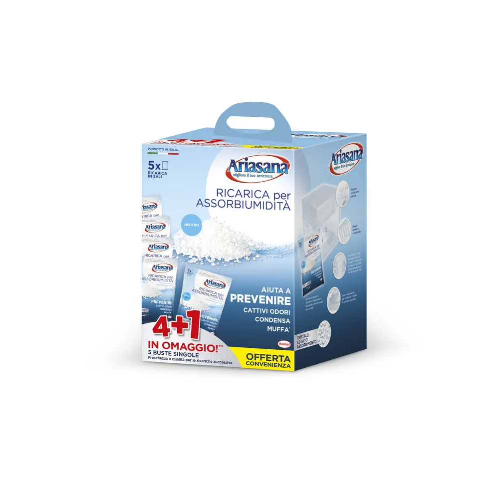 ARIASANA RICARICA IN SALI NEUTRI 5 BUSTE DA 450 G (6