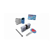 SECUREMME CILINDRO K1 5CH+1C 35+50 CROMO SAT