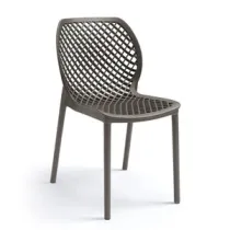 SEDIA ARIA IMPILABILE 47X60XH82CM TORTORA