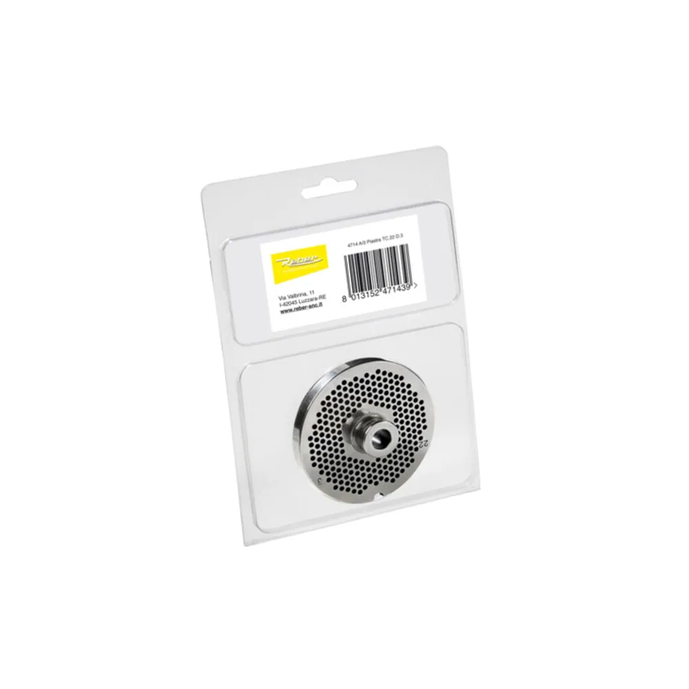 PIASTRA P/TRITACARNE TC 22 FORO 10 MM PIASTRA P/TRITACARNE TC 22 FORO 10 MM