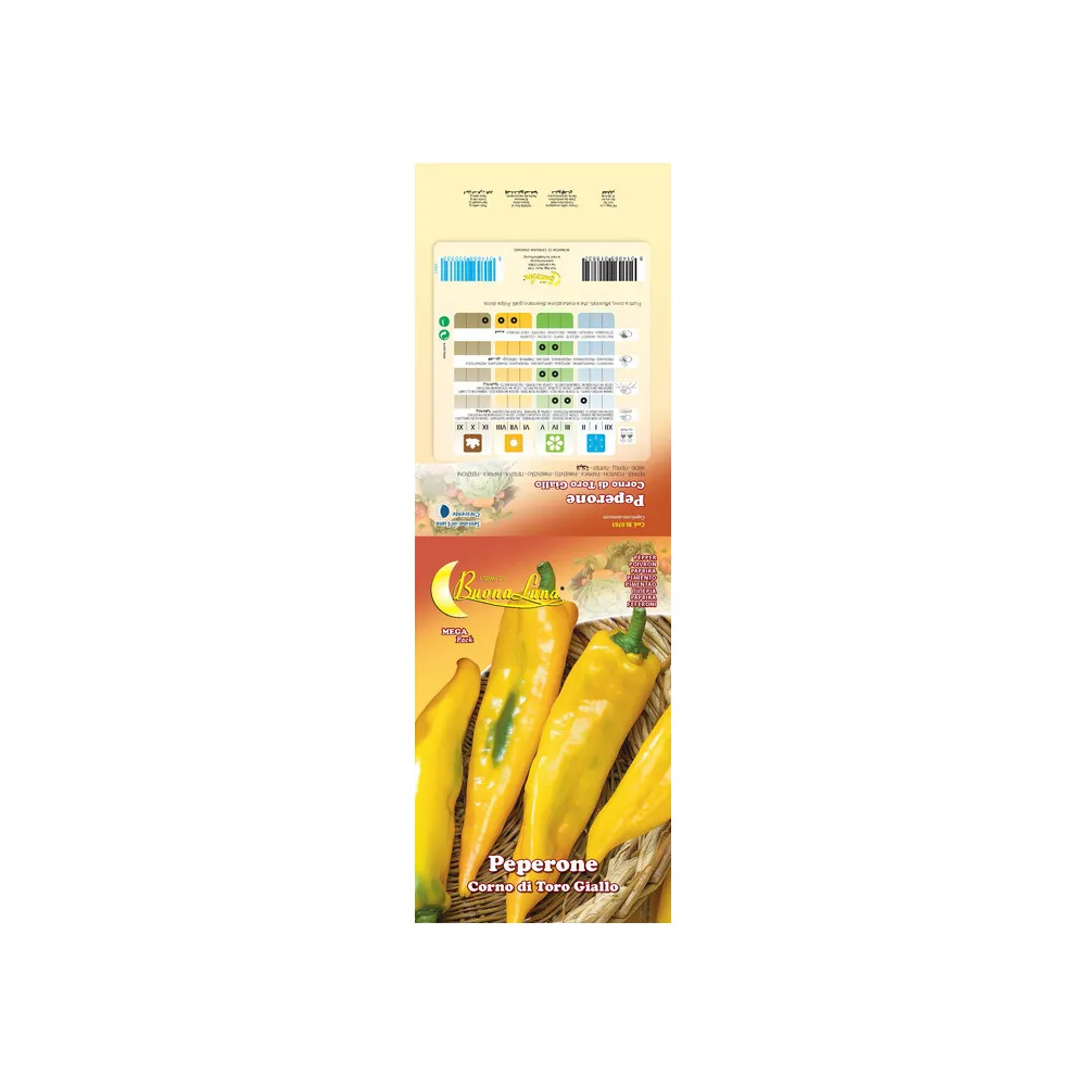 SEMI ORTO PEPERONE CORNO GIALLO (10 SEMI ORTO PEPERONE CORNO GIALLO (10