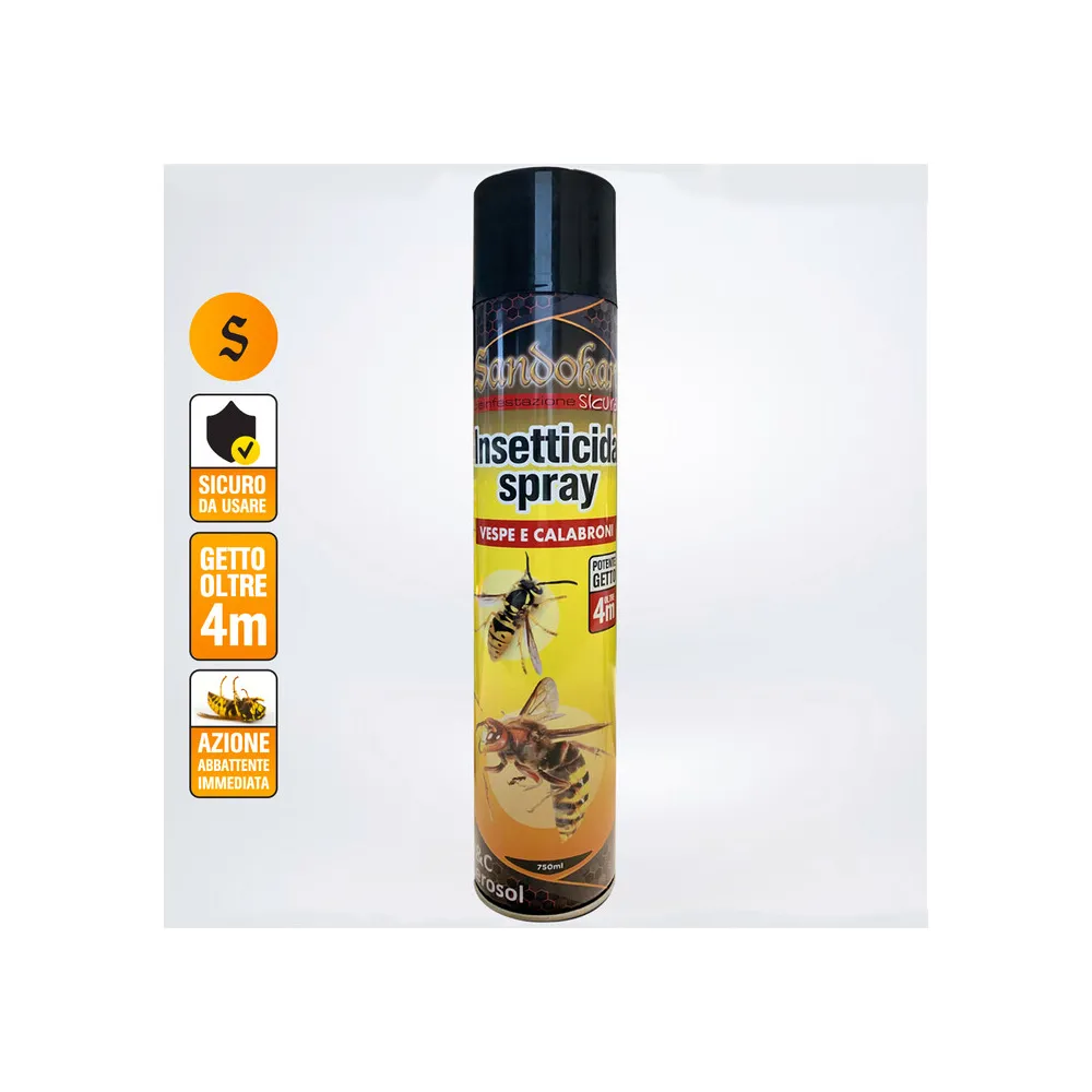 INSETTICIDA VESPE E CALABRONI 750ML INSETTICIDA VESPE E CALABRONI 750ML