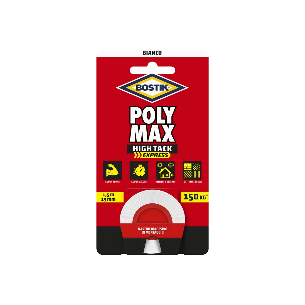BOSTIK POLYMAX NASTRO BIAD HIGH TACK EXPRESS BIANCO BOSTIK POLYMAX NASTRO BIAD HIGH TACK EXPRESS BIANCO