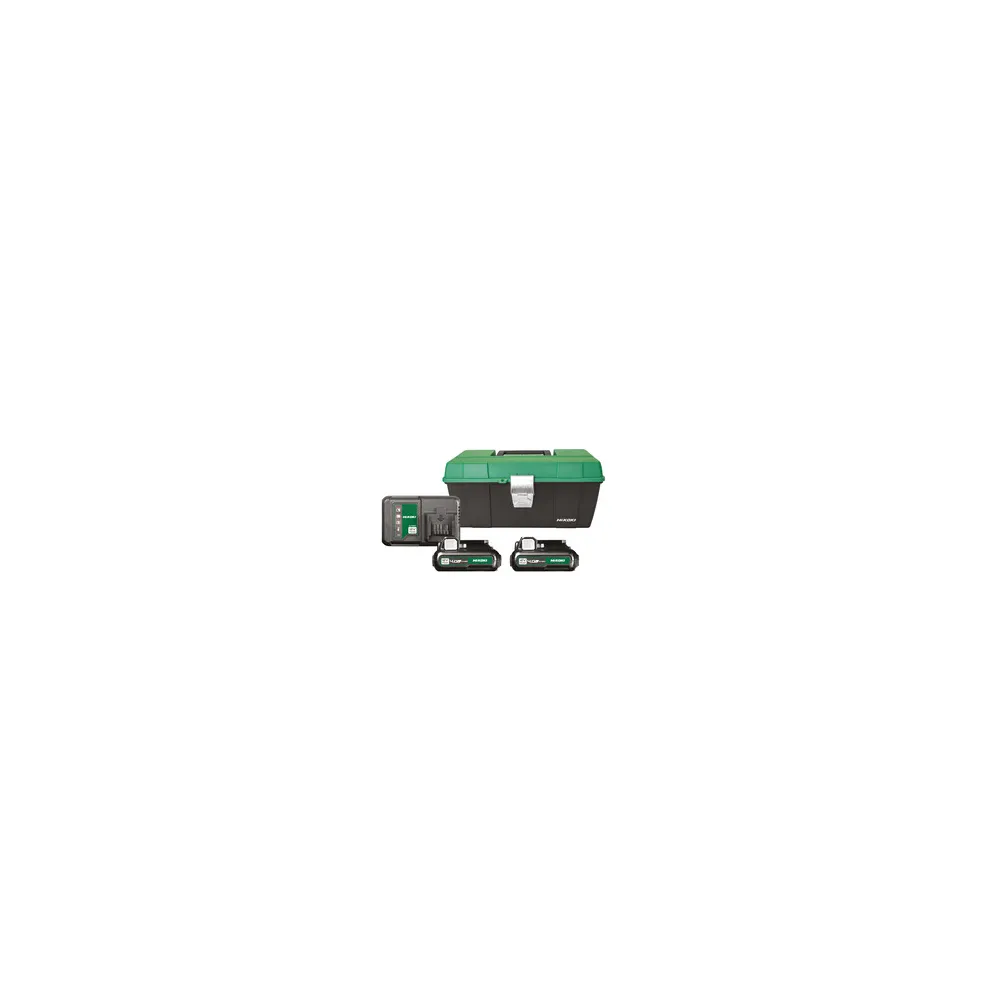 HIKOKI PACK BATTERIA HKA901240V 12V 2X4AH + CARIC