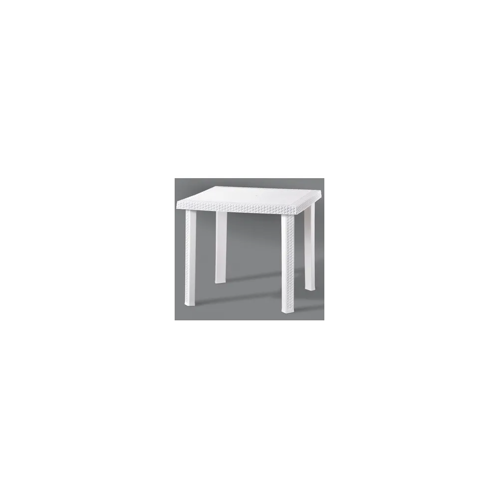 TAVOLO FIGARO RATTAN 80X80XH72CM BIANCO TAVOLO FIGARO RATTAN 80X80XH72CM BIANCO