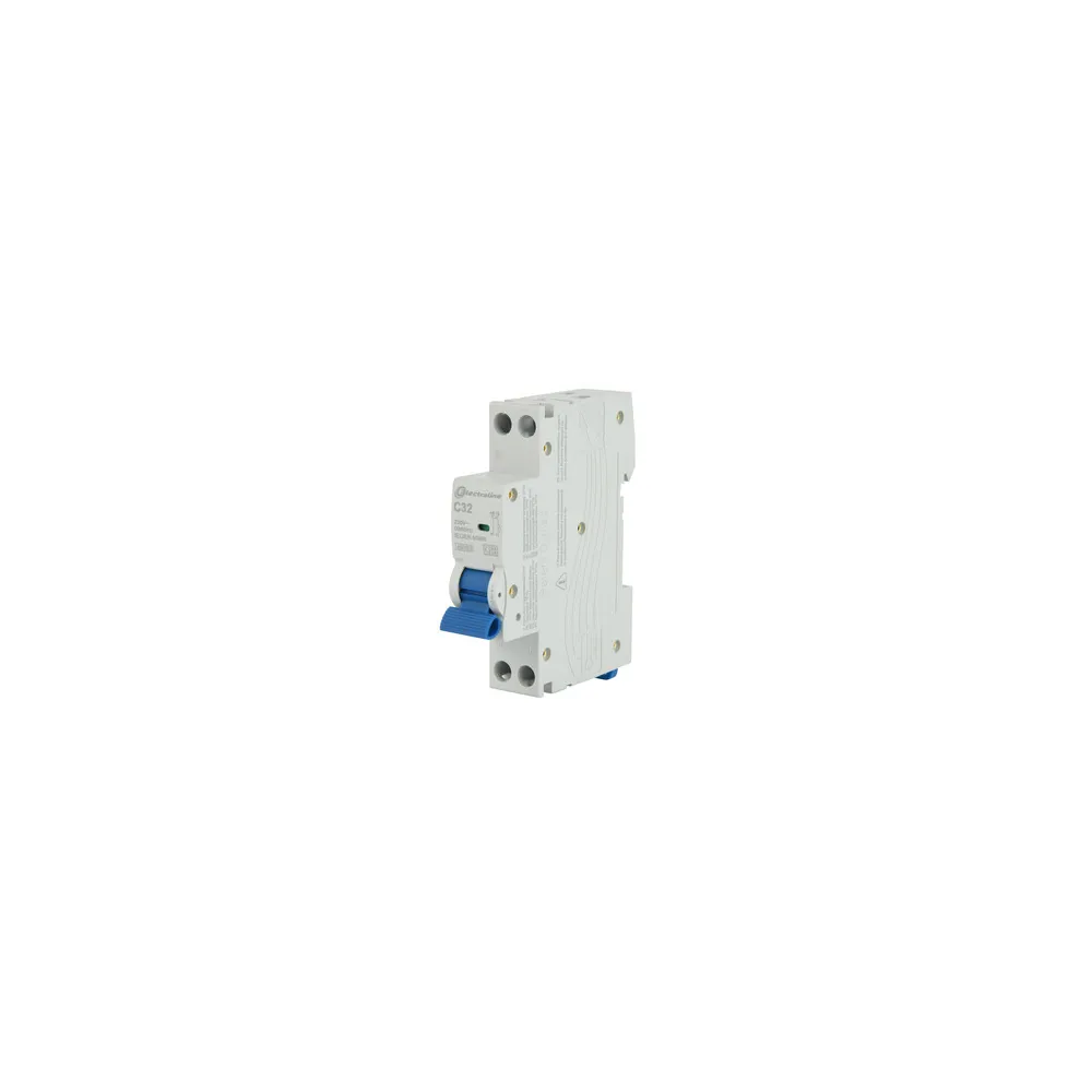 INTERRUTTORE MAGNETOTERMICO 32A 6KA 1P+N 4 INTERRUTTORE MAGNETOTERMICO 32A 6KA 1P+N 4