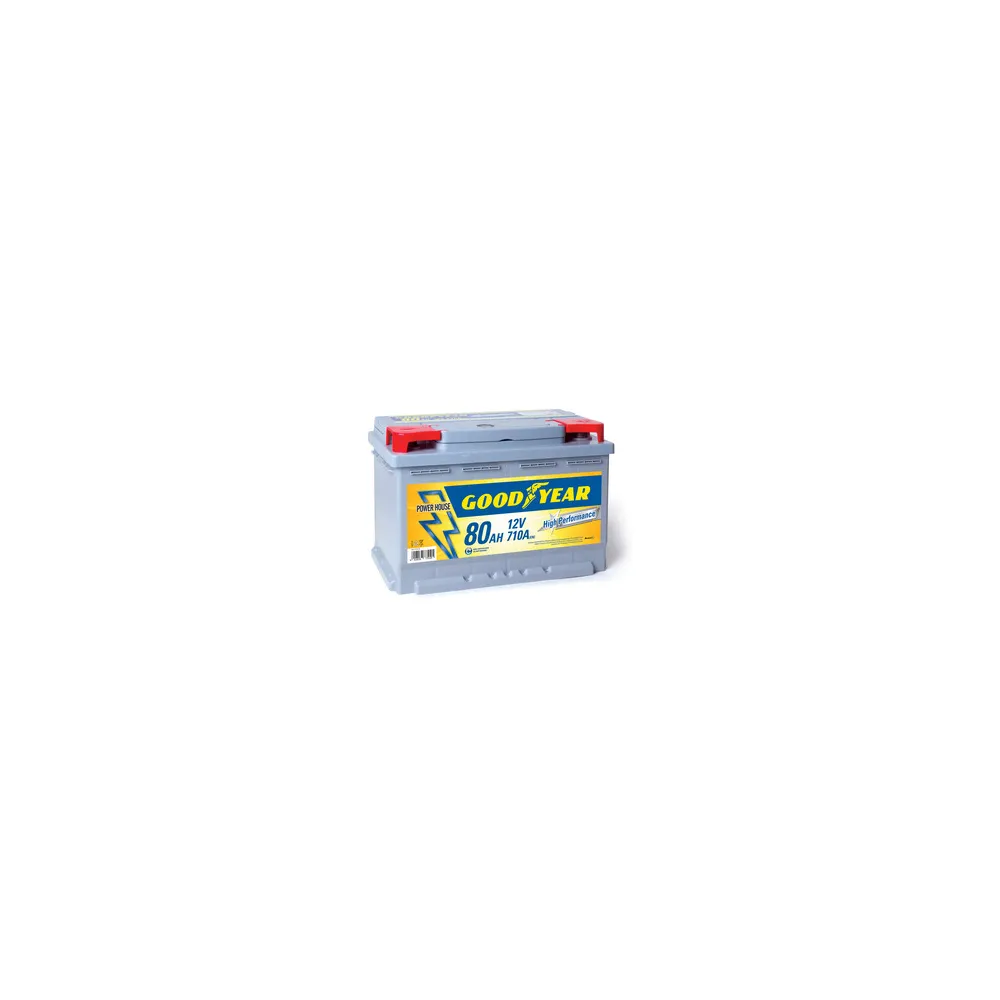 BATTERIA GOODYEAR 80AMP POWER PLUS BATTERIA GOODYEAR 80AMP POWER PLUS