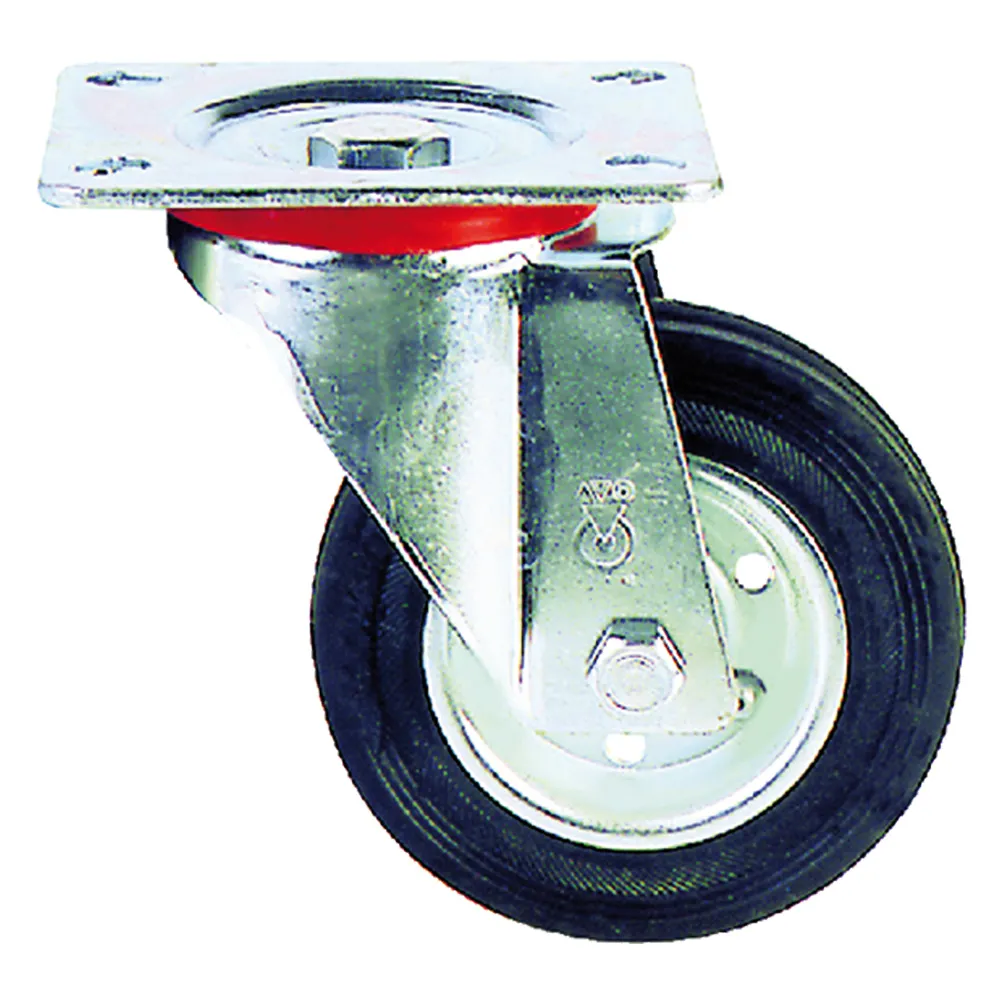 RUOTA PER CARRELLI ART. 80 ø mm 125 x 38 port. kg 100 RUOTA PER CARRELLI ART. 80 ø mm 125 x 38 port. kg 100