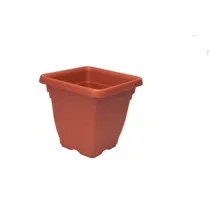 VASO QUADRO LAURUS 25X25X23CM 7L TERRACOTTA (6