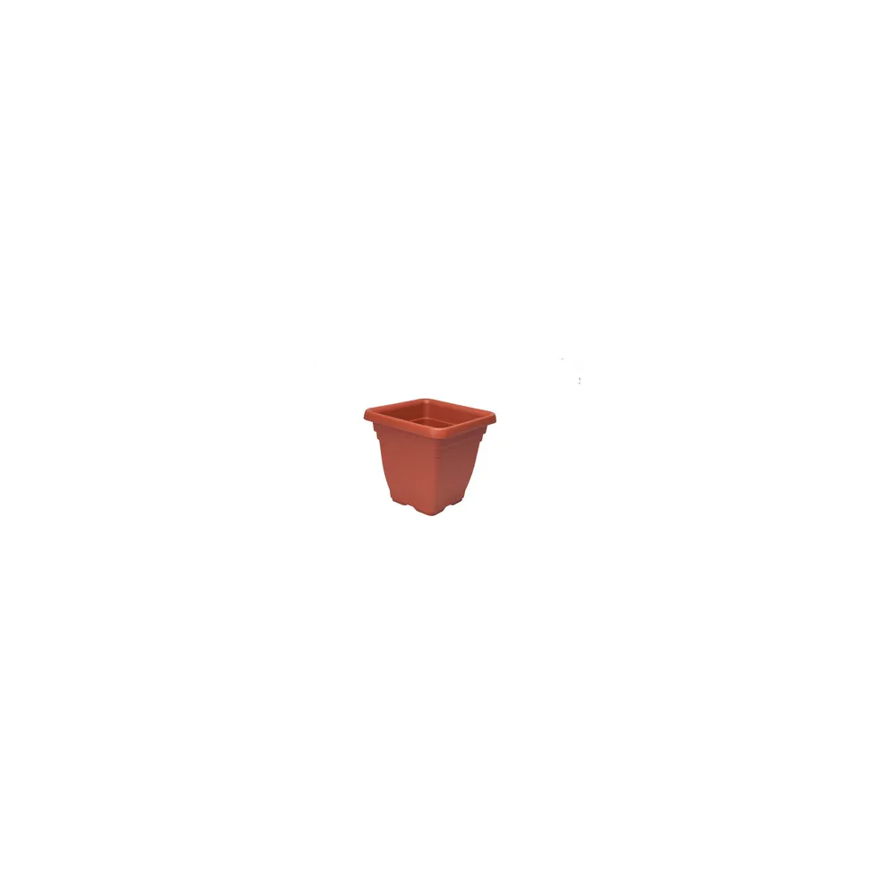 VASO QUADRO LAURUS 25X25X23CM 7L TERRACOTTA (6
