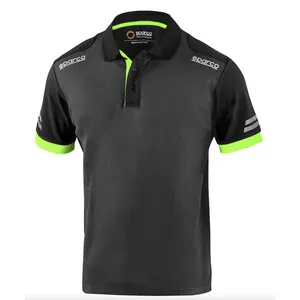 SPARCO POLO TOLEDO GREY GREEN TG M