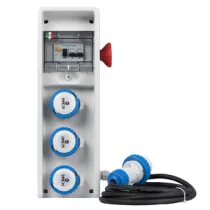 FME 74.128 QUADRO 3P CEE 220V IP65 C/PULS. EMERG