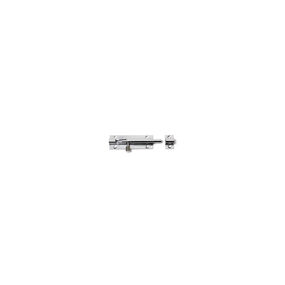 CATENACCIOLO A CANNONE IN OTTONE 80 MM CROMO (10 CATENACCIOLO A CANNONE IN OTTONE 80 MM CROMO (10