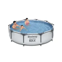 PISCINA C/TELAIO E POMPA D 305XH76 CM 56408