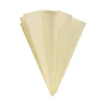 FILTRO VINO CARTA PIEGHETTATO IMBUTO A TORT 6 PZ