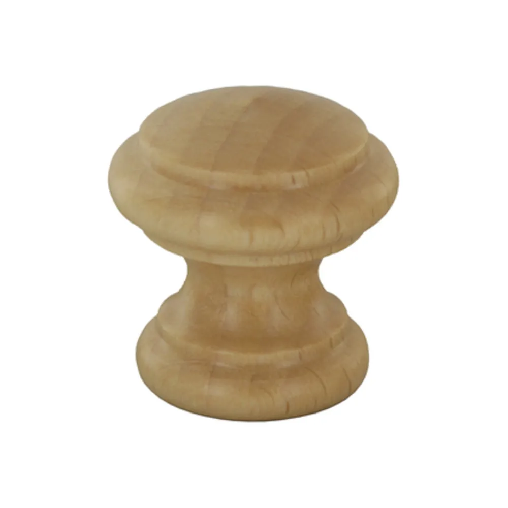 POMOLO IN LEGNO NATURALE 114A D 38 MM (25 POMOLO IN LEGNO NATURALE 114A D 38 MM (25