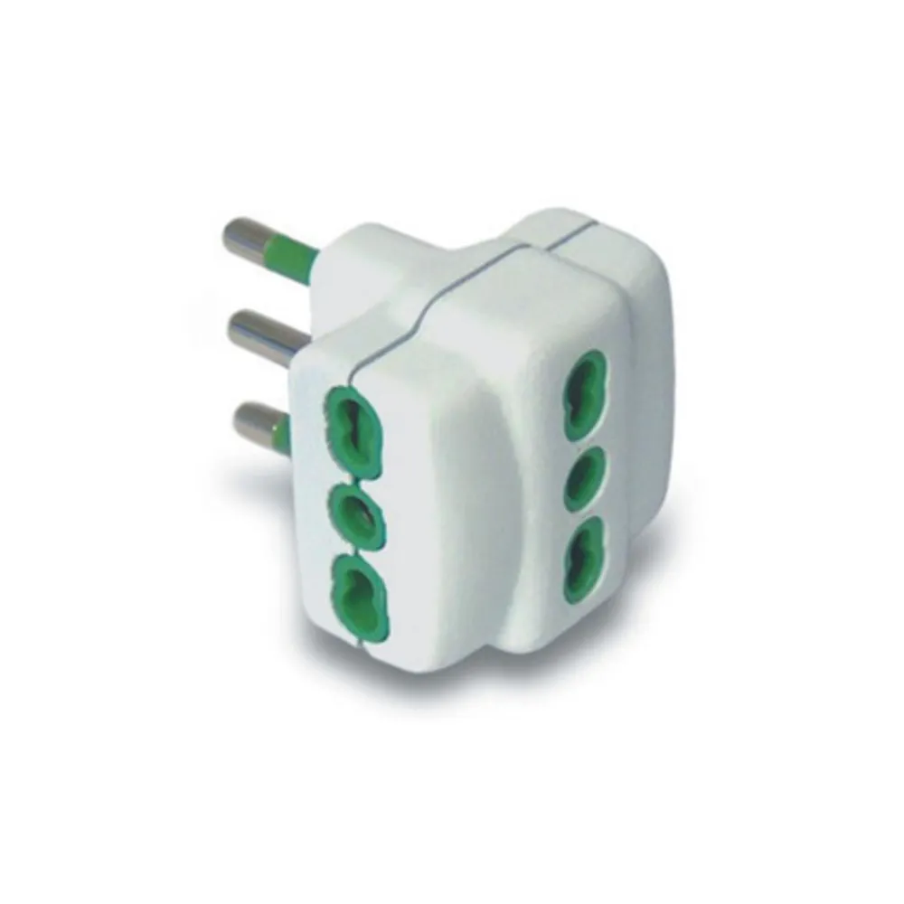 FME 82.630 ADATTATORE TRIPLO 16A 2P+T GARANTI (50 FME 82.630 ADATTATORE TRIPLO 16A 2P+T GARANTI (50