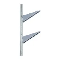 REGGIMENSOLA 2 GANCI 2770 ZINCATO 40 CM (10