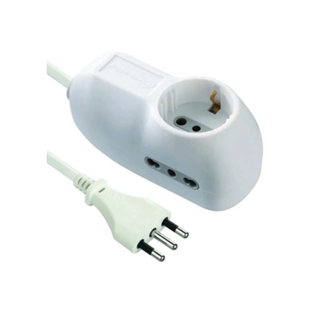 MULTIPRESA 2P BIP+1 SCHUKO SALVASPAZIO FIG.2