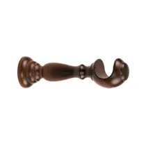BL SUPPORTO P/BASTONE NOCE SCURO 25 CM 2 PZ