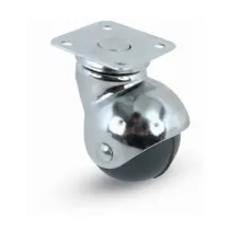 BL RUOTA MOBILE D 40 MM A CUFFIA 165 PIASTRA 2 PZ (4