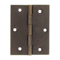 CERNIERA FRESATA PIANA OTTONE BRONZ 70X55 MM (24
