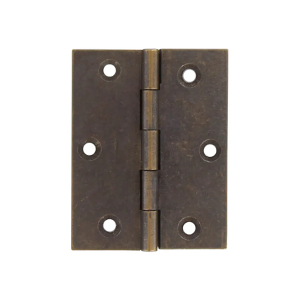 CERNIERA FRESATA PIANA OTTONE BRONZ 70X55 MM (24