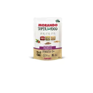 CIBO GATTO MORANDO SUPERFOOD 85 G 8+STERIL AGNEL (24