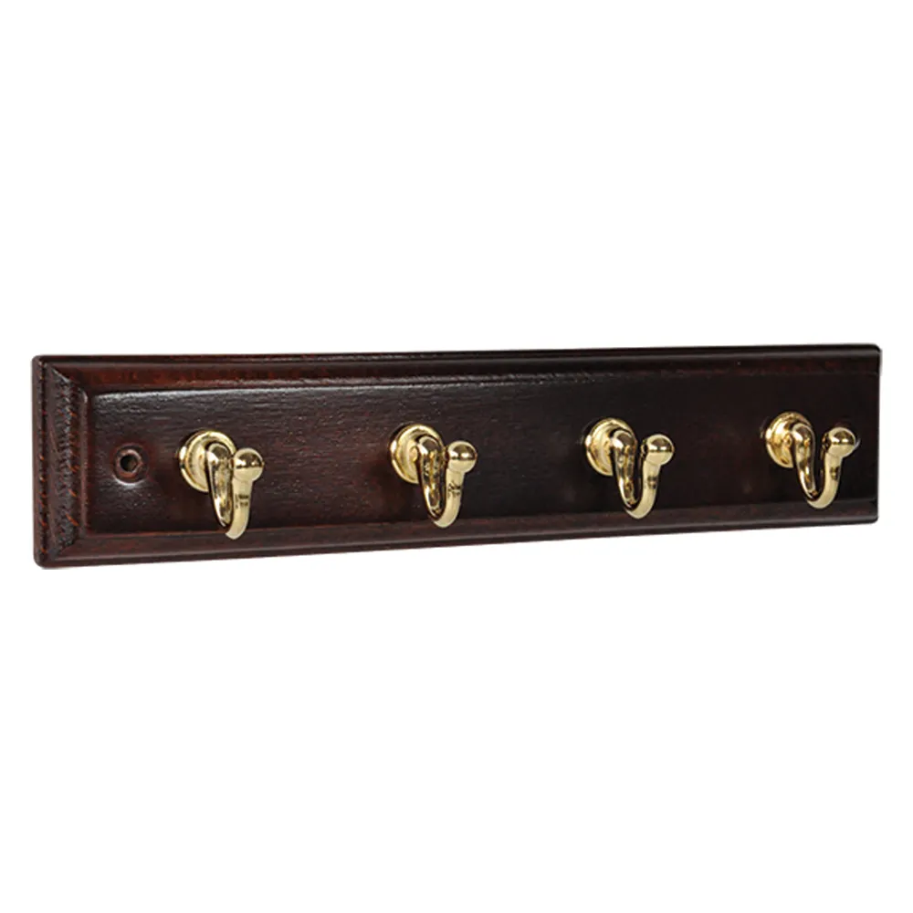 APPENDITUTTO ADESIVO LEGNO NOCE 4 posti - pz. 1 APPENDITUTTO ADESIVO LEGNO NOCE 4 posti - pz. 1