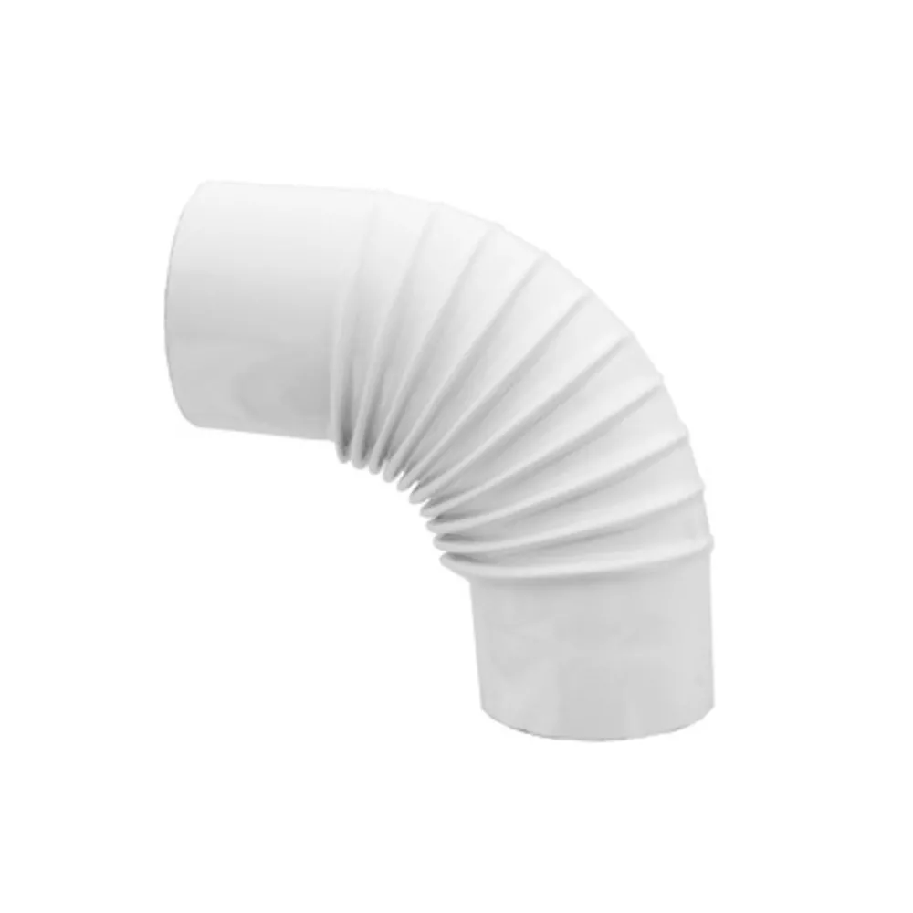 GOMITO P/STUFA 90 D 12 CM BIANCO (12 GOMITO P/STUFA 90 D 12 CM BIANCO (12
